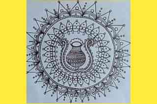 Mandala Art for Makar Sankranti
