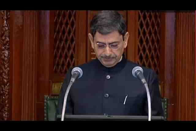 Governor RN Ravi addressing the Tamil Nadu Assembly.