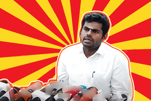 President of the Tamil Nadu unit of the BJP, K Annamalai.