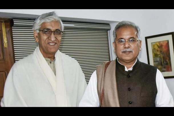 TS Singh Deo and Bhupesh Baghel