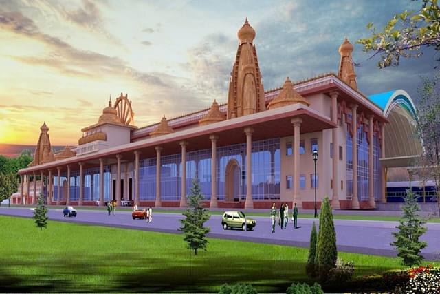 An artist’s impression of the new Ayodhya Railway Station.