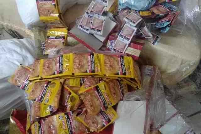 Gutka and Pan Masala packets