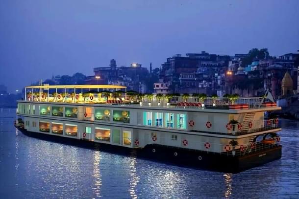 MV Ganga Vilas will cover 3,200 kilometers across 27 river systems in India and Bangladesh.