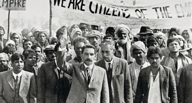MK Gandhi’s first Satyagraha in South Africa demanding equal rights for Indians.
(Source: Counterview)