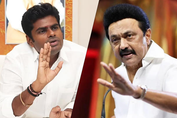 Annamalai and MK Stalin