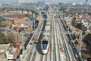 OHE charged at 25 kV capacity from Duhai Depot to Ghaziabad RRTS station.