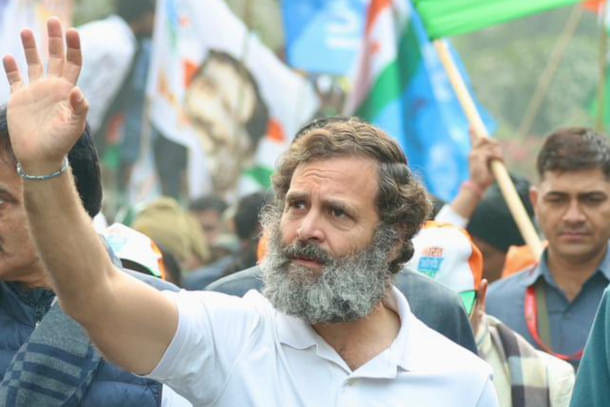 Congress leader Rahul Gandhi during Bharat Jodo Yatra. (Twitter)