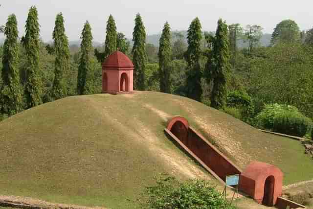 A 'moidam' in Assam (via Twitter)