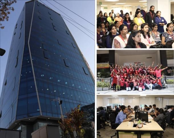 The India 20-storey research facility of Rakuten is the company's largest outside Japan