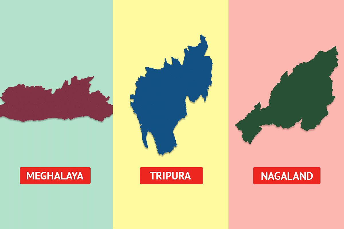 Meghalaya, Tripura, and Nagaland count their votes today.