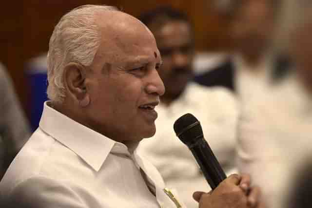 Former Karnataka chief minister B S Yediyurappa