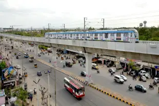 The Hyderabad Metro Rail