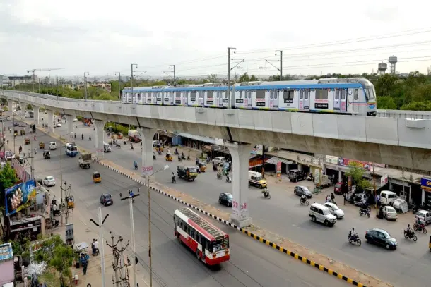 The Hyderabad Metro Rail