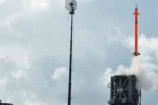 MRSAM missile test by DRDO (Livefist).