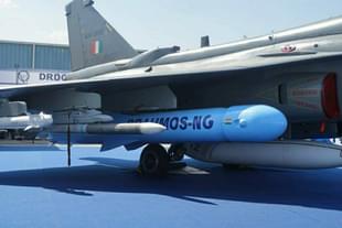 Model of the BrahMos NG version on Tejas.