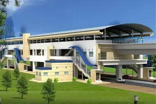 Illustrative representation of a Vizag metro station. (APMRCL)