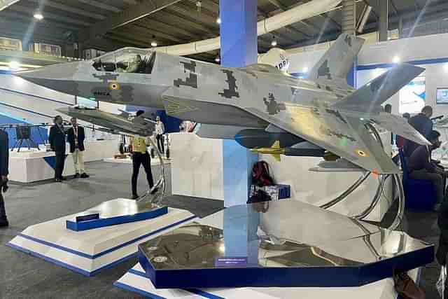 A Model of the Advanced Medium Combat Aircraft.