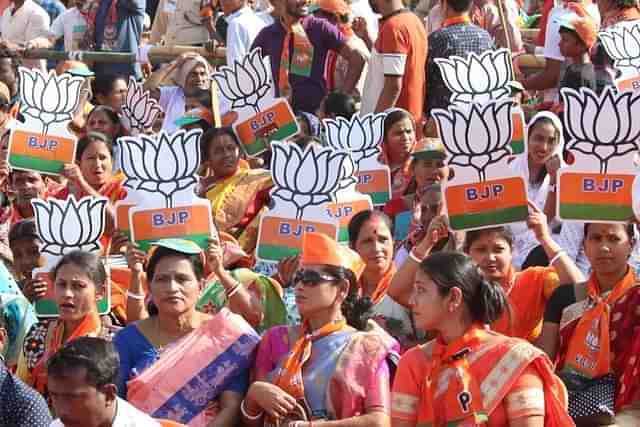 Visual from PM Modi's 'Vijay Sankalp Jansabha' at Agartala, Tripura (Image: Twitter @DrManikSaha2)