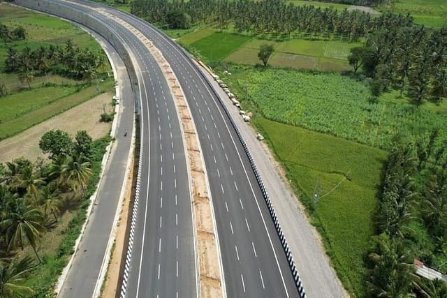 A stretch of the Bengaluru-Mysore expressway.