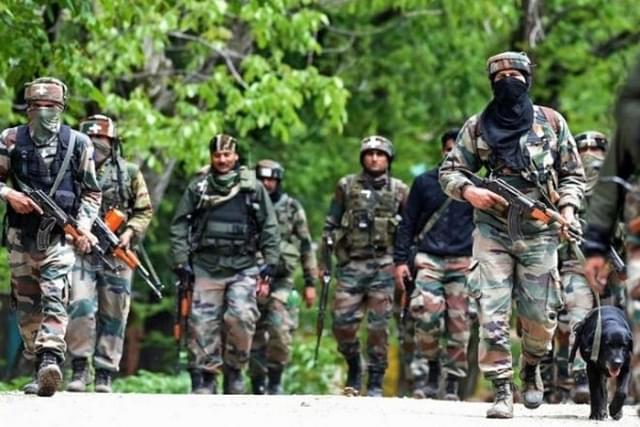 Indian Army in an encounter in Jammu and Kashmir (J&K).