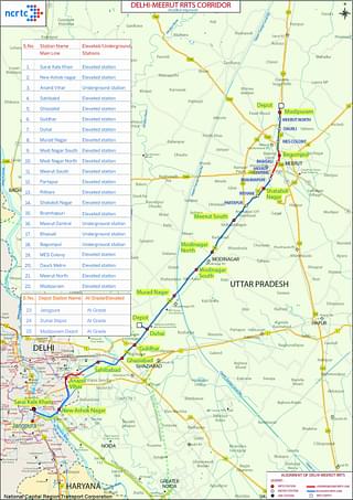Delhi-Meerut Regional Rapid Transit Corridor (NCRTC)