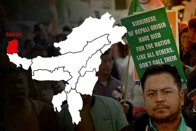 Who is responsible for the unrest in Sikkim?