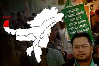 Who is responsible for the unrest in Sikkim?