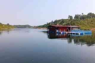 Water sports center and floating restaurant developed at abandoned quarry (Pic Via PIB website)

