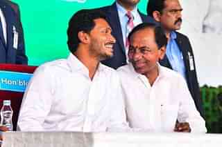 AP CM YS Jaganmohan Reddy and Telangana CM KCR (@YsjaganYs/Twitter)