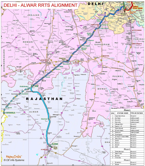 Haryana Government Approves Delhi-Panipat And Delhi-Gurugram-Alwar RRTS ...