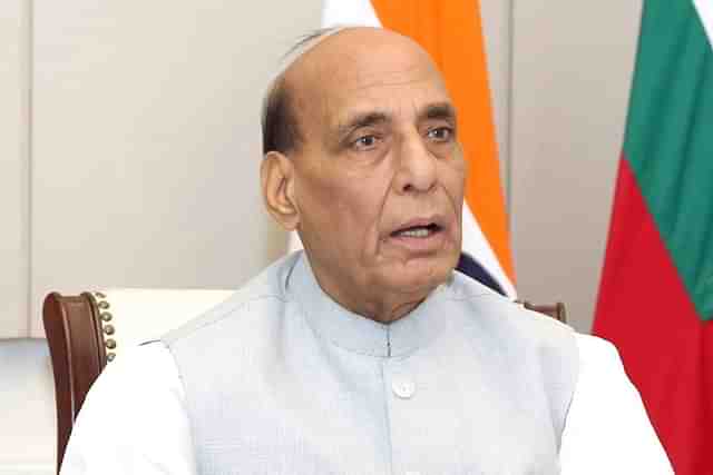 Defence Minister Rajnath Singh. (Image via X)