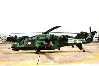 A Light Combat Helicopter of the Indian Army. 