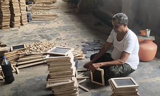 Traditional stone slates are still made by artisans in Markapur, Andhra Pradesh. Photo Credit: Screen Grab from YouTube video by Smart Pavani