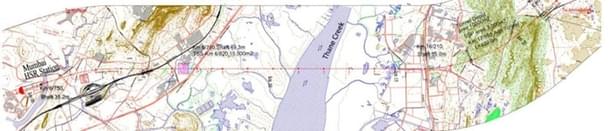 Schematic Route Map of Undersea Tunnel