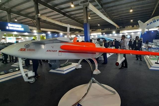 Archer drone developed by Aeronautical Development Establishment. (@SJha1618/Twitter)