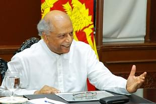Sri Lankan PM Dinesh Gunawardena (Pic Via Twitter)