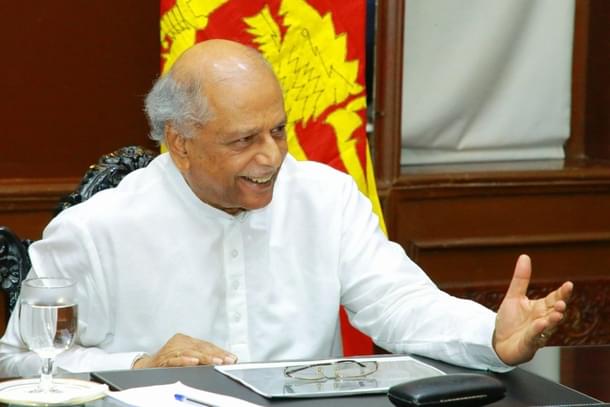 Sri Lankan PM Dinesh Gunawardena (Pic Via Twitter)