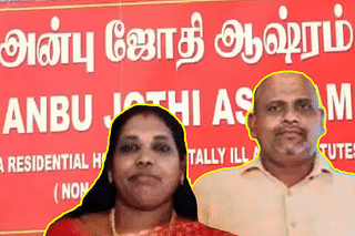 Jubin Baby and his wife Maria, the owners of the Anbu Jothi Ashram