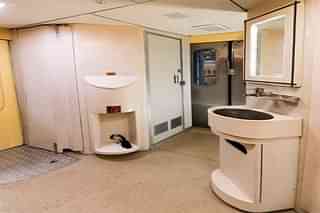 Besides toilets, new design has also been introduced in the doorway and gangway, to make it wider.