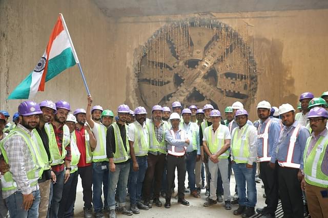 The team at the site.