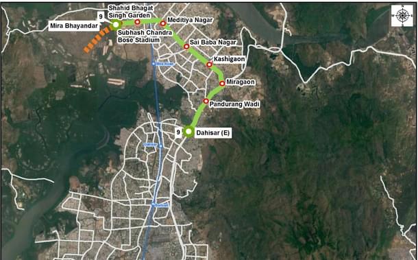 Mumbai Metro Line 9 (Green). Source MMRDA