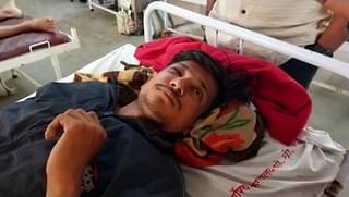 Purushottam at the hospital on 1 March.