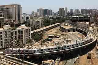 The Mumbai Metro. (via Getty Images)