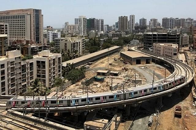 The Mumbai Metro. (Photo by Mahendra Parikha/Hindustan Times via Getty Images)