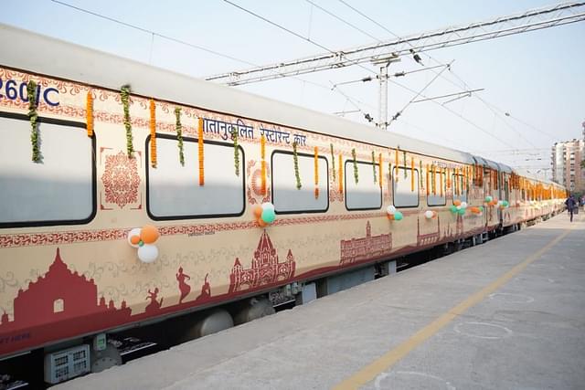 Featuring world-class amenities, this Bharat Gaurav deluxe AC Tourist Train is furnished exceptionally for a memorable passenger experience.