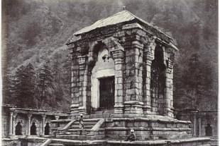 The Sharada Peetham in the 19th century; currently it lies in Pakistan-occupied-Kashmir.