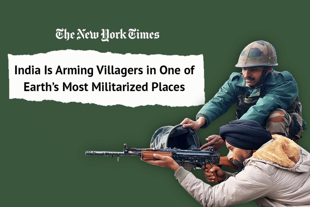 The NYT story, netizens say, attempts to give a communal colour to the VDC programme of the government. (Image: Swarajyamag).