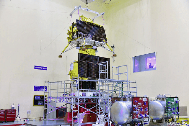 The Chandrayaan-3 spacecraft has successfully undergone integrated module dynamic tests. (Photo: ISRO)