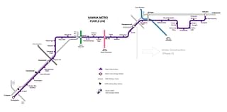 Bengaluru Metro's Purple Line (BMRCL)