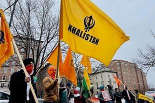 Pro-Khalistan activists stage a demonstration (Representative image) (ANI)